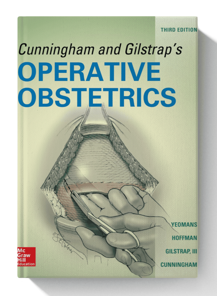 Cunningham and Gilstrap's Operative Obstetrics (3rd Edition)