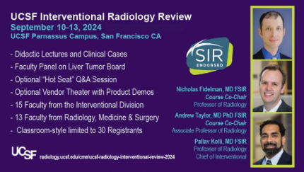 UCSF Interventional Radiology Review 2024